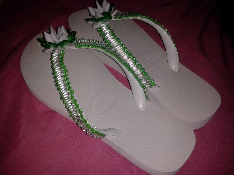 Sandalias decoradas